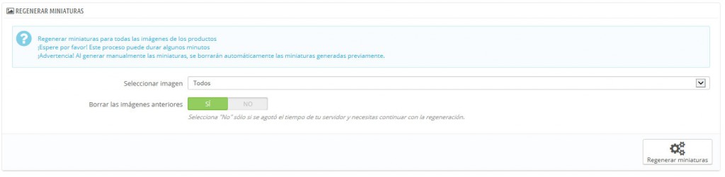Regenerar Imágenes