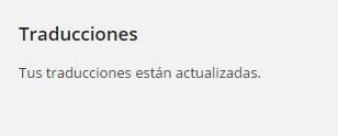 Mensaje de Traducciones